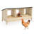 Triple Nesting Box For Chickens-solid Pine Wood