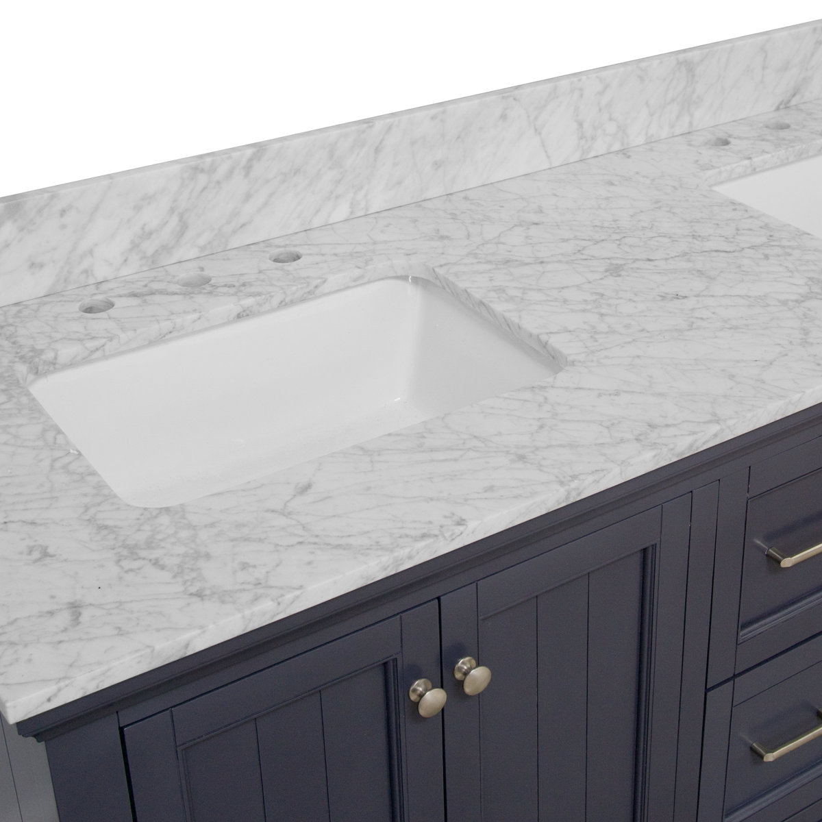 Maven 60'' Double Bathroom Vanity, Marine Gray