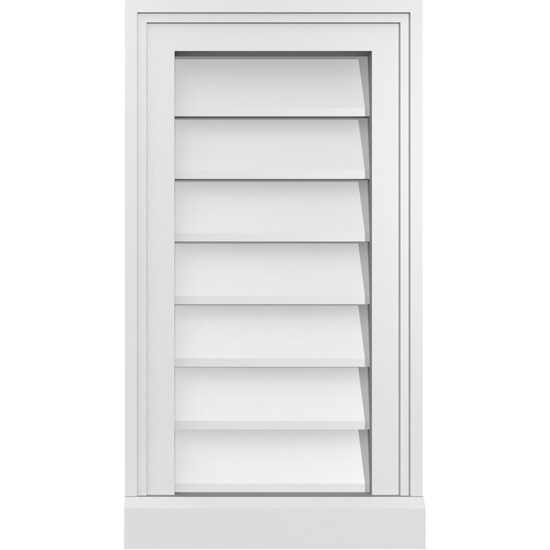 Cadre de seuil Brickmould, brun clair apprêté, H 22 po x l 12 po x P 2 po