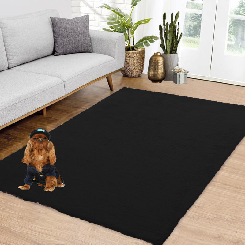Eilidhmay Washable Indoor Rug, Rectangle 3’ x 5’