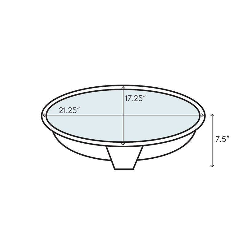 TOTO Oval Undermount Bathroom Sink, Cotton White, Cotton
