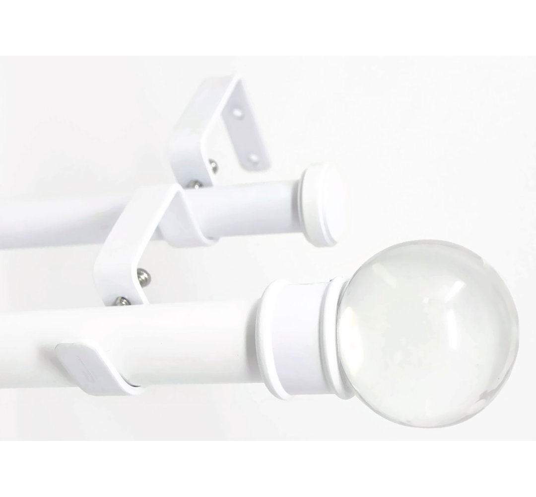 Coursey Double Curtain Rod Charlton Home® 