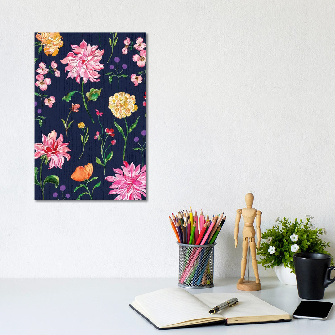 Wild Blooms by Joy Ting - Wrapped Canvas Gallery-Wrapped Canvas Giclée
