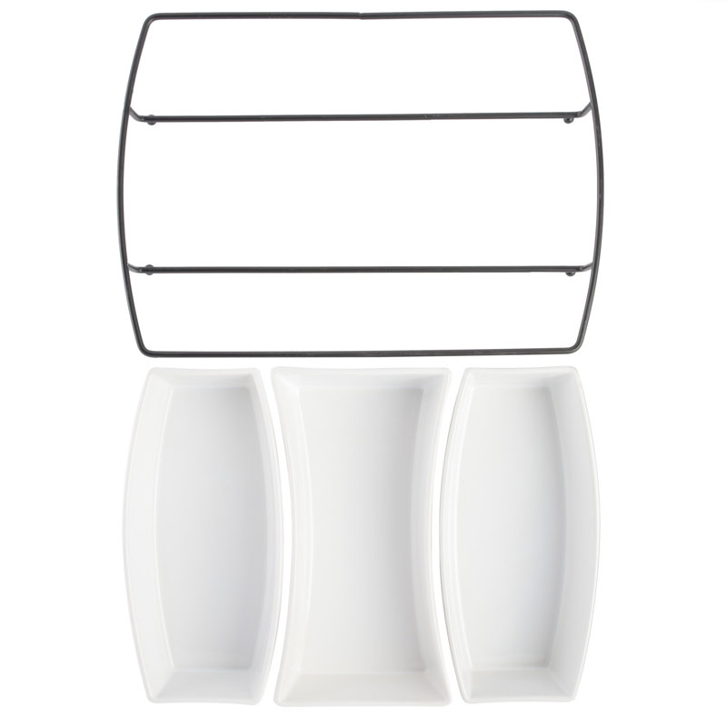 Gibson Home Gracious Dining 4 Piece Serving Set