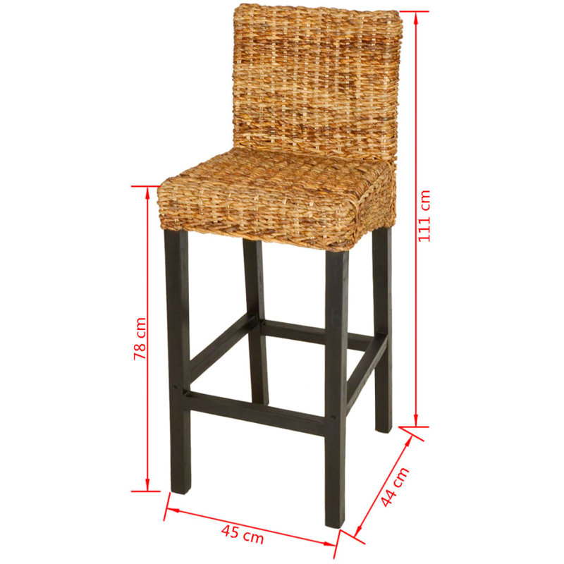 Wadebridge Counter Stool with Solid Wood Frame