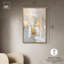 Toile grise Caesar, abstrait Mid-Century par Art Remedy-105672672-105672679