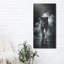 «Black Leopard Catwalk» par Rey Klimt, art mural en métal