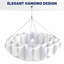 Panneau de son acoustique suspendu semi-circulaire 43,25 po x 16,8 po VIVO-130873419