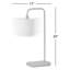 Lampe de bureau en métal Finley