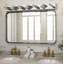 Meuble-lavabo rotatif à 7 lumières DEL sur miroir Chrome-129900002-129900007-129899995-129899996