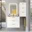 Armoire murale flottante, armoire latérale de 12 pouces avec tiroirs, armoire multifonctionnelle pour salle de bain, salon (meuble-lavabo non inclus)-479915015