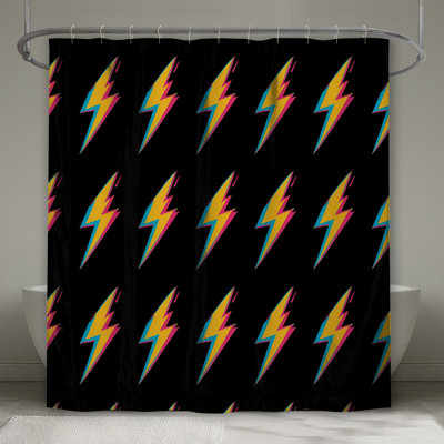 Rideaux de douche Lightning Bolt