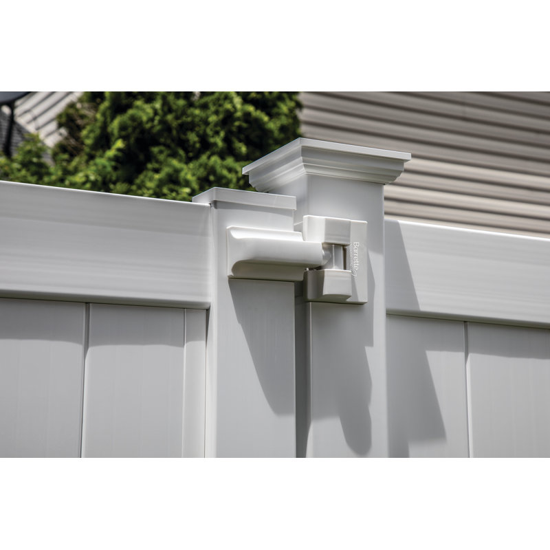 Heavy Duty Modern Wrap Hinge, White