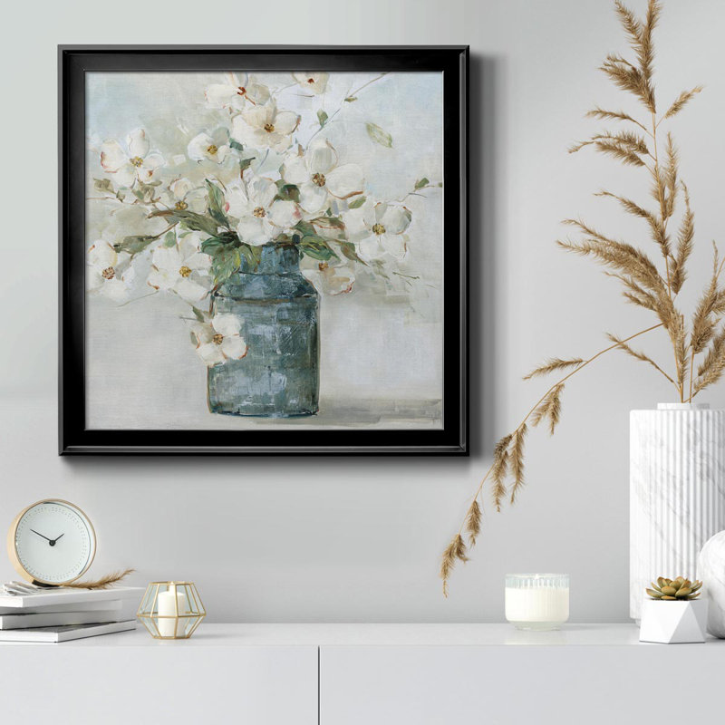 Cottage Charmer I - peinture sur toile encadrée, H 26,5 po x l 26,5 po x P 1,5 po, Noir