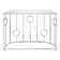 Chequetta 42.13'' Glass Top Console Table