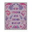 Giclée encadrée de Never Never Up On, par Julia Fox
