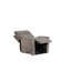 Fauteuil relevable de style contemporain avec port USB et bras évasés avec contrôleur câblé et salon gris-952157184