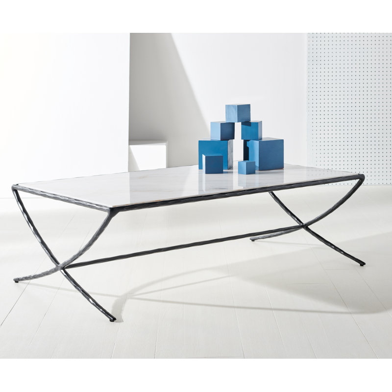 Braydan Marble Top Single Coffee Table