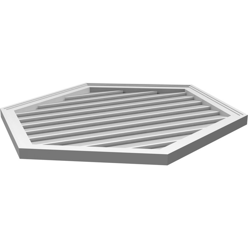 Pente verticale verticale en uréthane 6 pi, 34" H x 34" W x 1.5" D