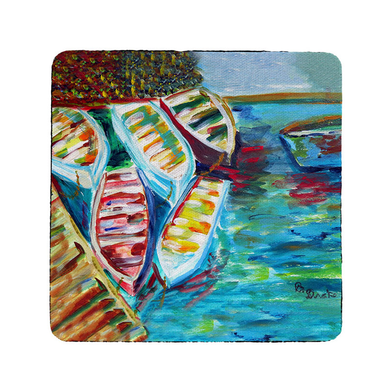 Silicone Square 4 Piece Coaster Set