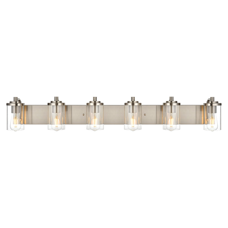 Lavada 6 - Light Dimmable Vanity Light, Brushed Nickel