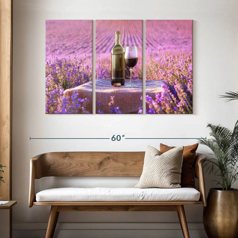 Yarlin Wine Romance, 32" H x 50" W
