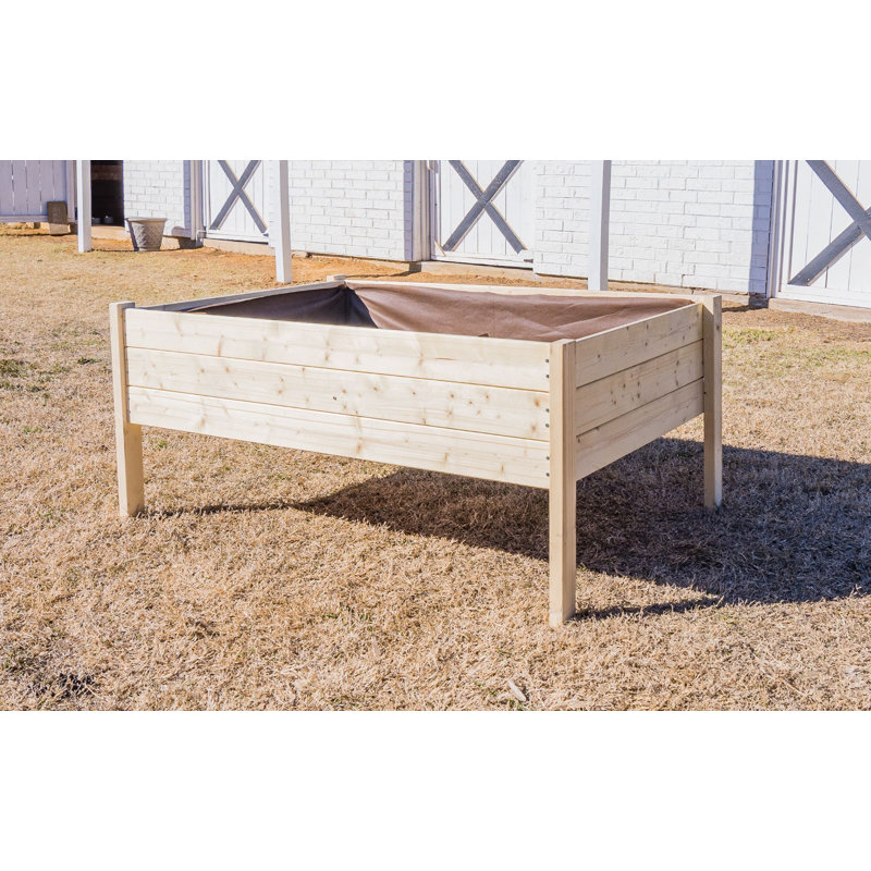 Falyn Wood Elevated Planter