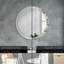 Huldar Glass Flat Wall Mirror