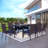 Argyri 6 - Person Patio Dining Set with Extendable Rectangular Table , Cushions Included