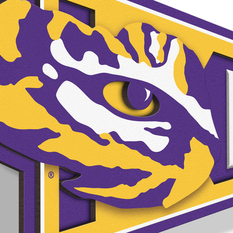 NCAA LSU Tigers Pennant Sign