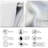 Modern Leaf Patterns II Polyester Blackout Single Curtain Panel Single Panel-95458020