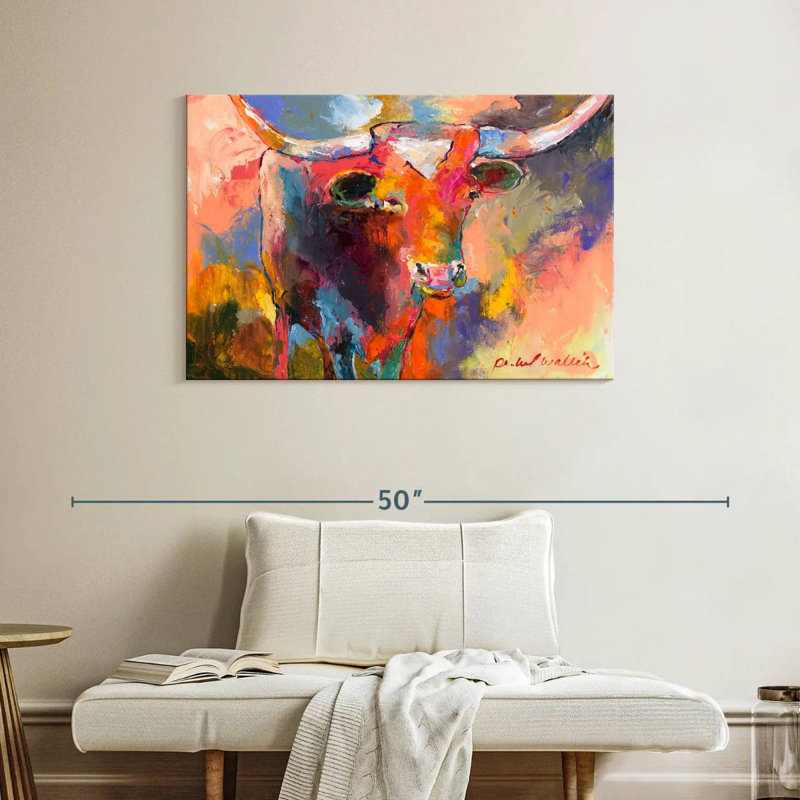 Steer, 26" H x 39" W