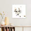 Art mural abstrait chat sauvage, aquarelle-129004238