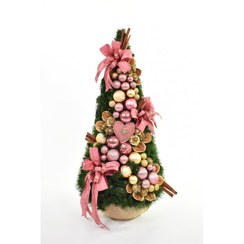 Artificial Pine Christmas Tree, 2.95ft H x 1.31ft W x 1.31ft D
