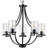 Lassiter 5 - Light Steel Dimmable Chandelier-1827111483