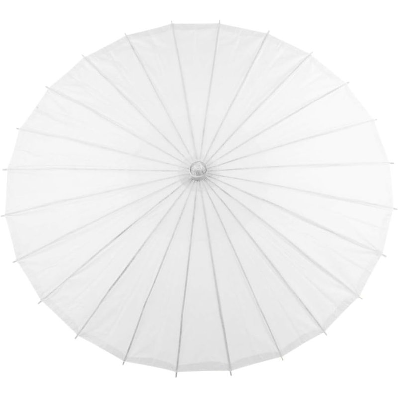 Parasol blanc de 4 pièces Koyal Wholesale 32 po, Blanc