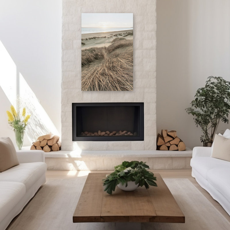 Beachy And Modern Beach Grasses, 48" H x 32" W