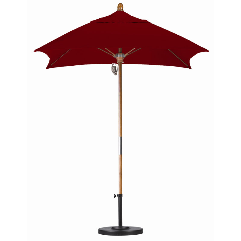  Parapluie Carré De 6', Sunbrella - Terre Cuite