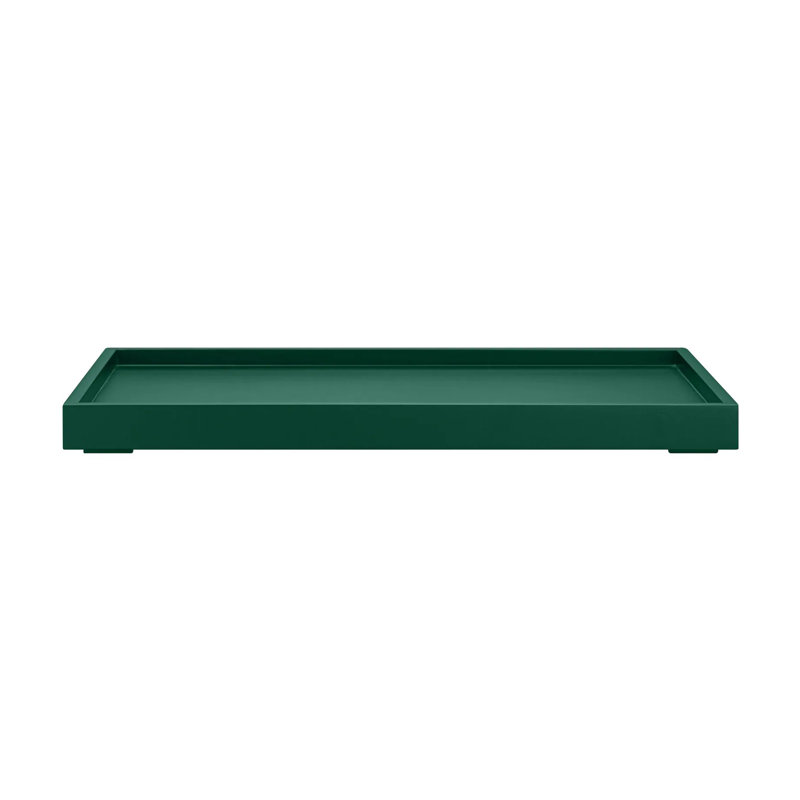 Tray, Green, 3.1cmH x 39.2cmW x 24.8cmD