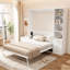 Lit escamotable Queen Size avec armoire de rangement latérale réversible-1960407598