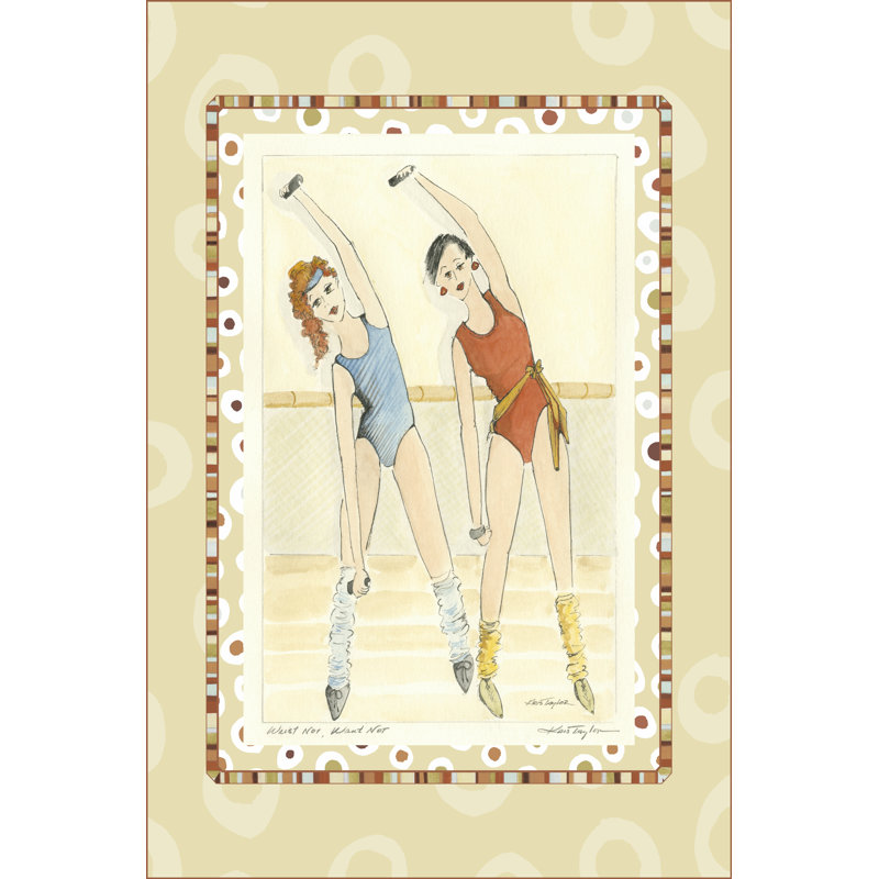 Waist Not Want Not 1 Piece Wrapped Canvas Painting, 30cm H x 20cm W