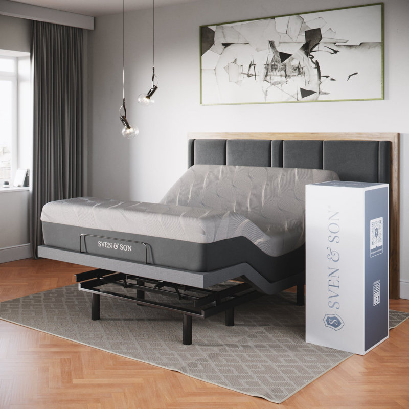 Massaging Zero Gravity Adjustable Bed with Wireless Remote, Queen