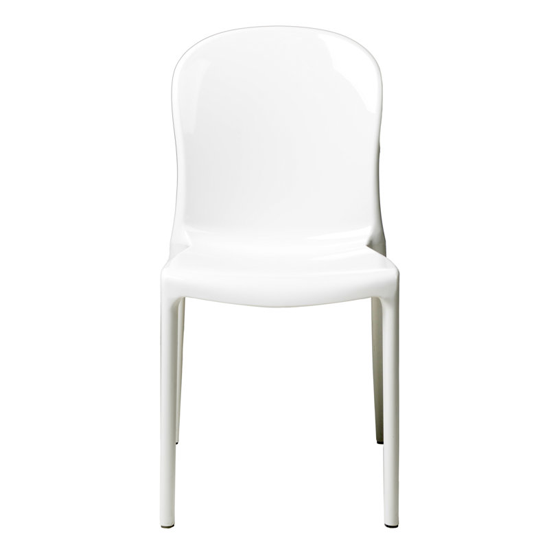 Hertz 18'' H Stacking Side Chair, White