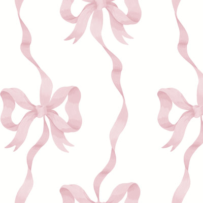 Cath Kidston Ribbon Bow Wallpaper