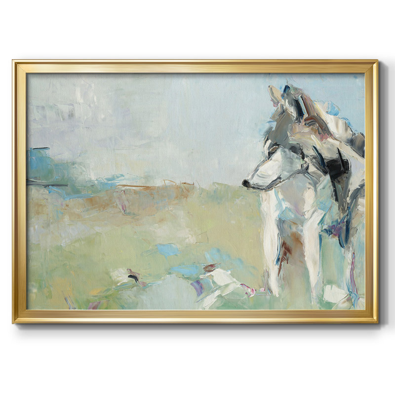 Impression sur toile encadrée, H 18 po x l 26 po x P 1,5 po, Toile encadrée dorée avec coins fermés