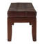 Adamson Genuine Leather Upholstered Bench