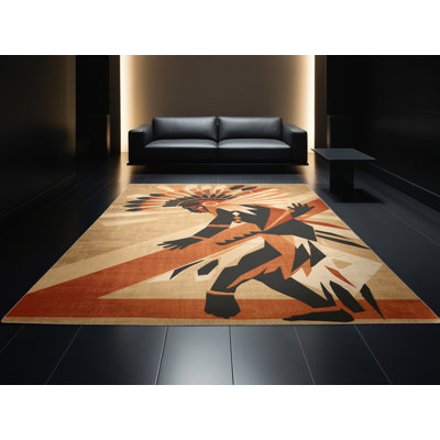 Tapis moelleux moelleux Marvine Hopi Kachina
