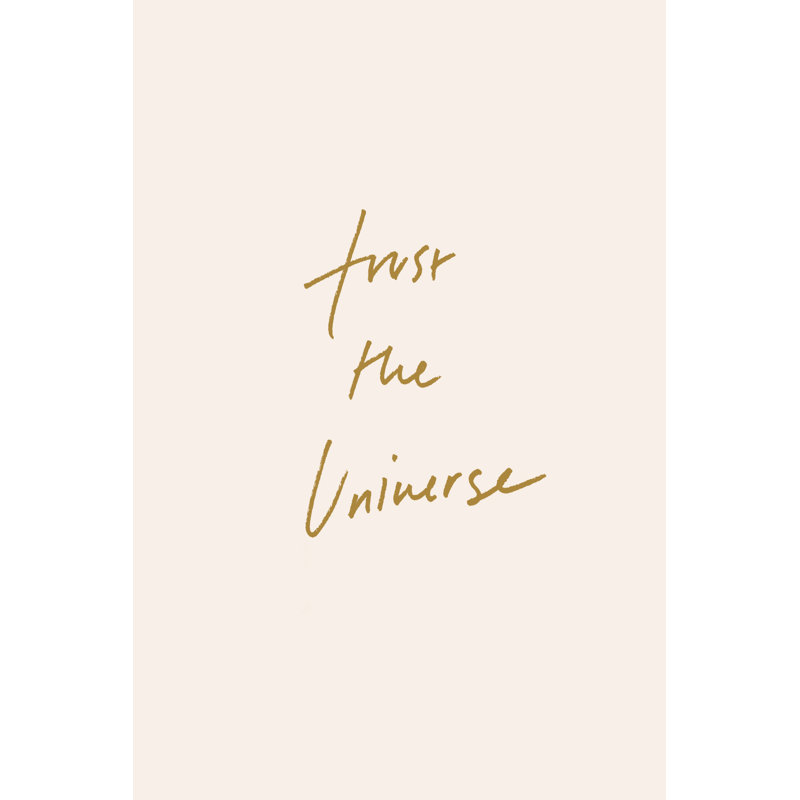 Trusting Affirmation II 1 Piece Wrapped Canvas Wall Art, 76cm H x 51cm W x 3.8cm D