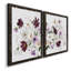 Améthyste Bouquet I - Ensemble de 2 peintures sur toile encadrées-857497053-857497030