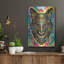 Bungalow Rose «Spiritual Fox» par Dean Russo, art mural en métal-1261132746